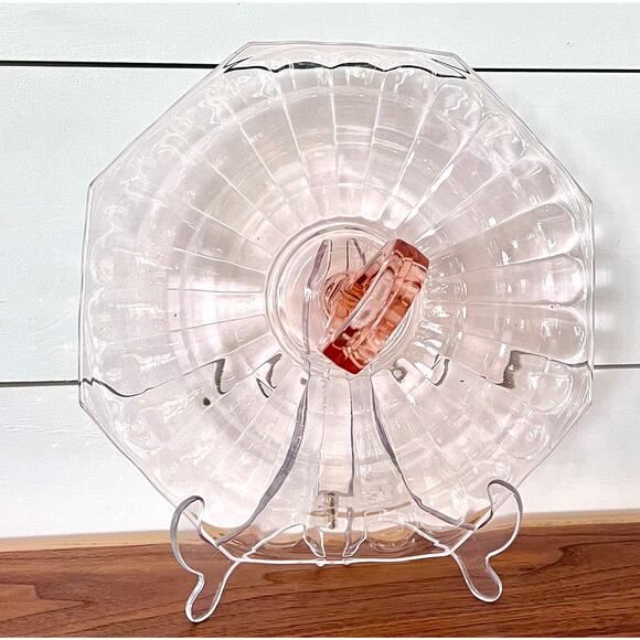 Center Handle Tray Block Optic Pink by Anchor Hocking 10.5" Replacement - Picture 2 of 11